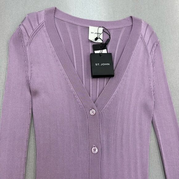 St john lavender cardigan - Picture 3 of 6